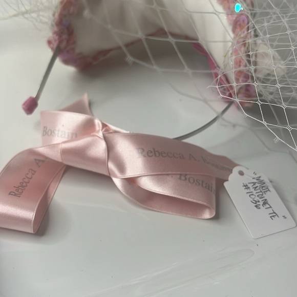 FASCINATOR BIRDCAGE VEIL “MARIE ANTOINETTE” #1036 CUSTOM MADE main image 9